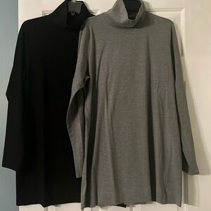 ✨TWO turtleneck tunics✨